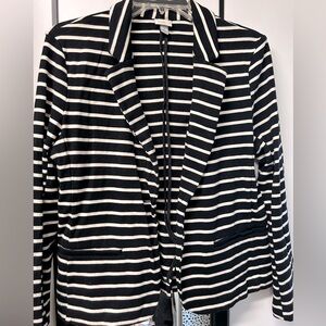 Striped Cotton Blazer
